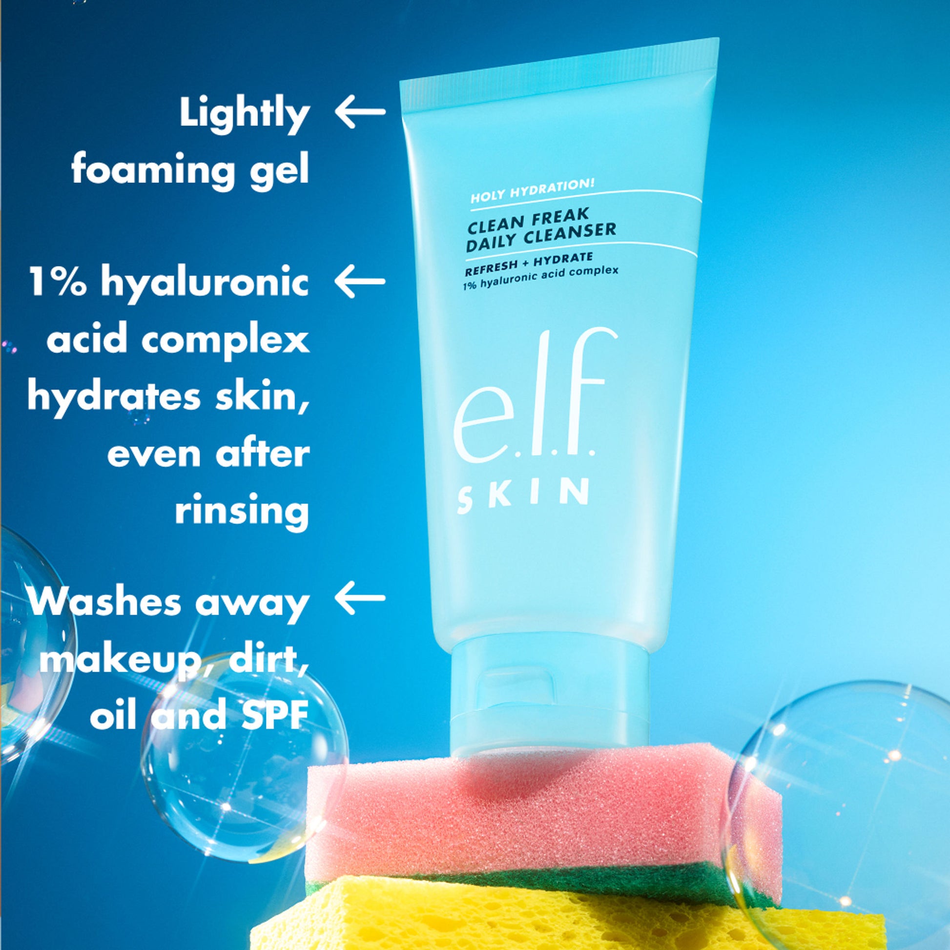 e.l.f. Cosmetics Holy Hydration Clean Freak Daily Cleanser