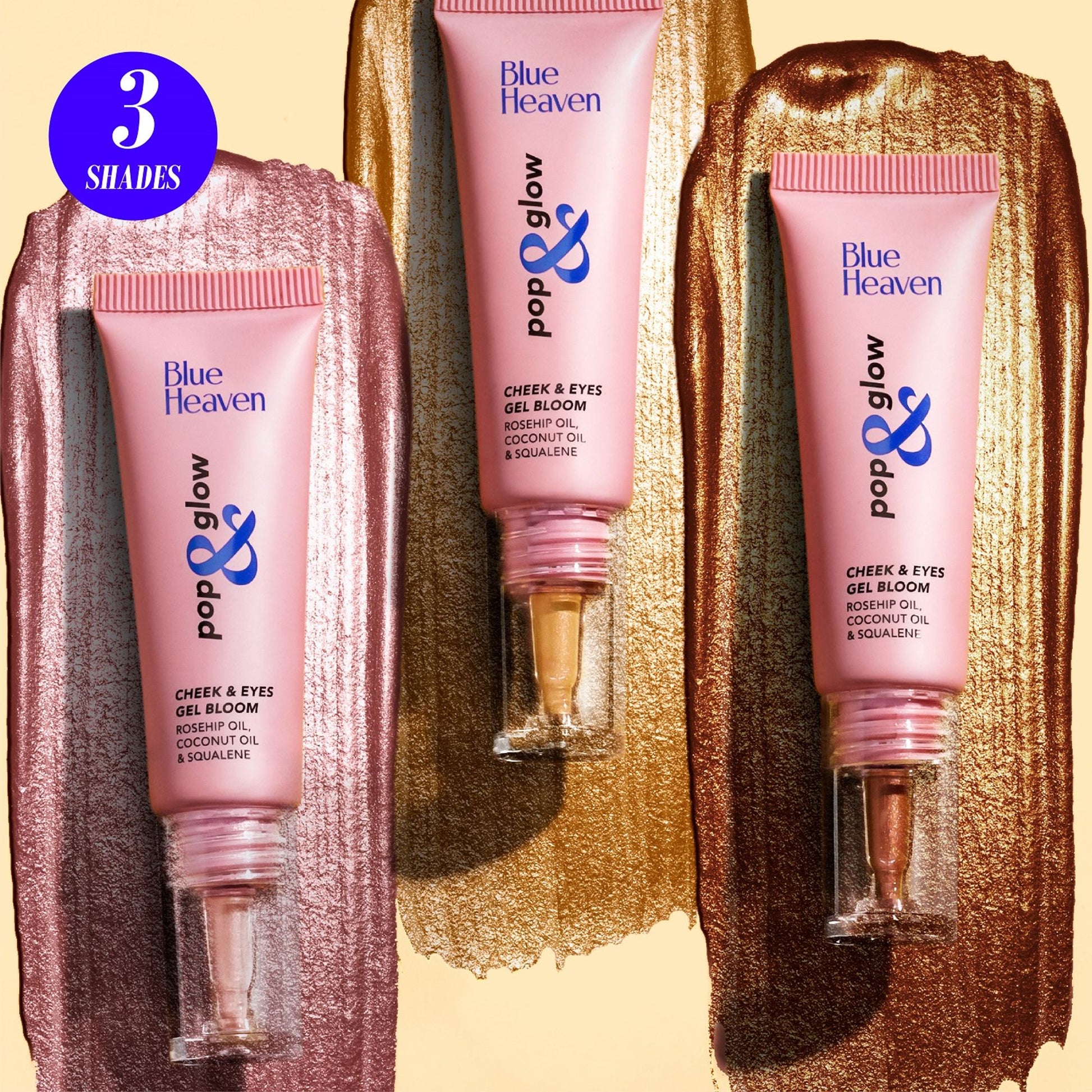 Blue Heaven Pop & Glow Highlighter - Silver Pink