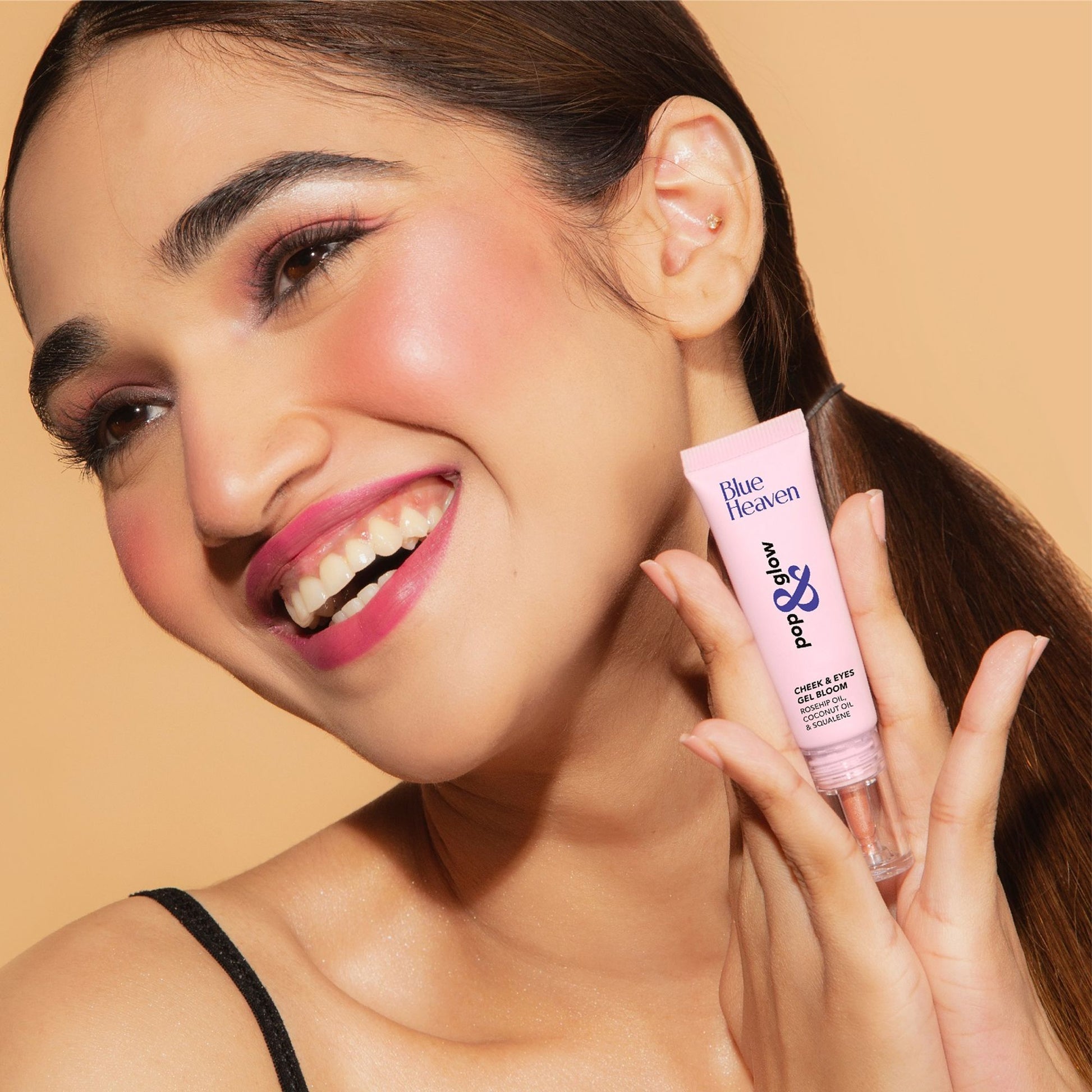 Blue Heaven Pop & Glow Highlighter - Rose Gold