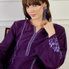 Dhiyona IE Ethnic Motifs Embroidered Straight Thread Work Kurta With Trouser