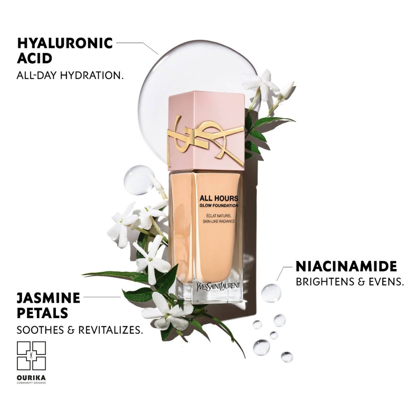 Yves Saint Laurent All Hours Glow Foundation Eclat Naturel - Ln9