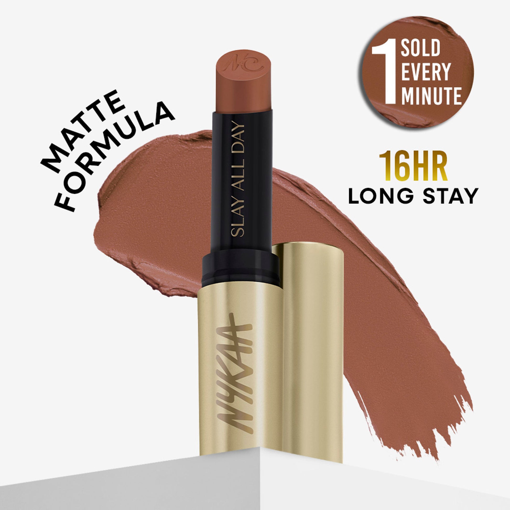 Nykaa Matte to Last No Transfer Long Lasting Lipstick - Madras Kaapi