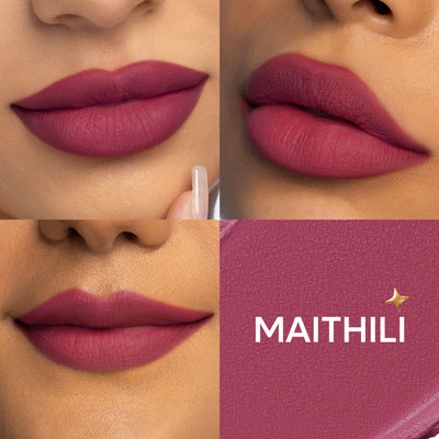 Nykaa Matte to Last No Transfer Long Lasting Lipstick - Maithili