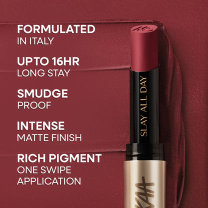Nykaa Matte to Last No Transfer Long Lasting Lipstick - Coffee Mousse