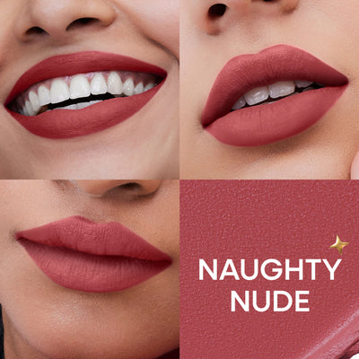 Nykaa Matte to Last No Transfer Long Lasting Lipstick - Naughty Nude