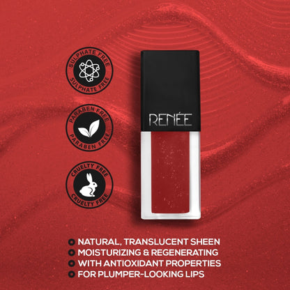 Renee Cosmetics See Me Shine Lip Gloss - It's Bloody Red