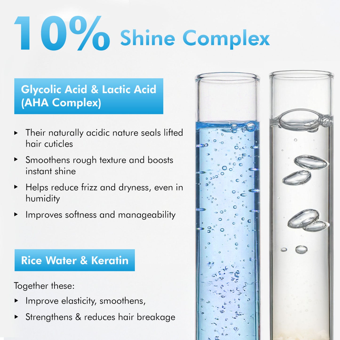 MCaffeine Glossy Hair Conditioner with 10% Shine Complex, Shinier Hair in 1 Use, 48 Hr Frizz Control