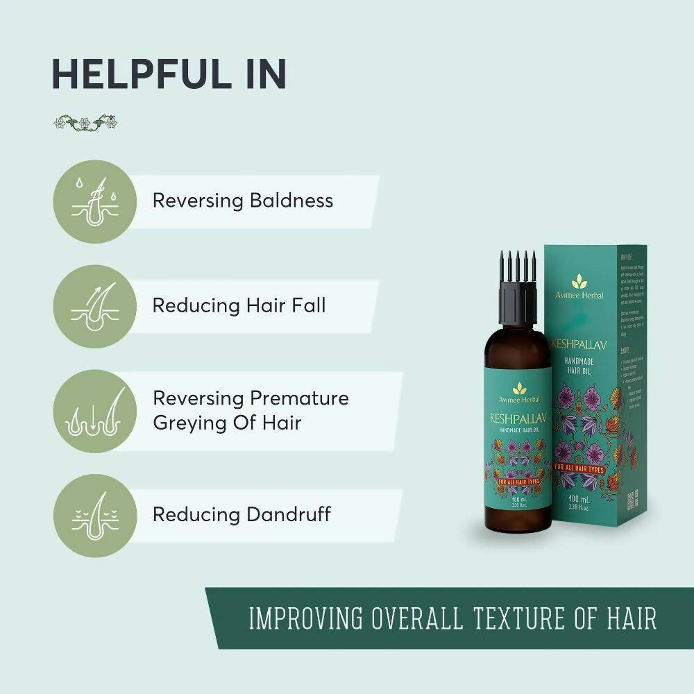 Avimee Herbal Keshpallav Hair Oil - Indyancart