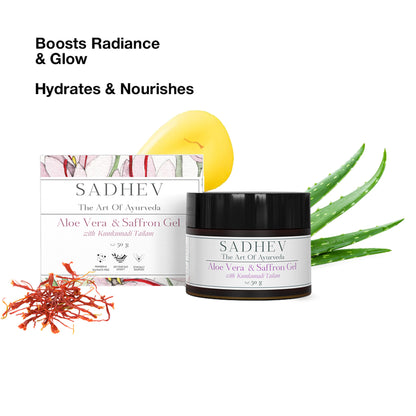 SADHEV Aloe Vera Gel With Saffron And Kumkumadi Thailam