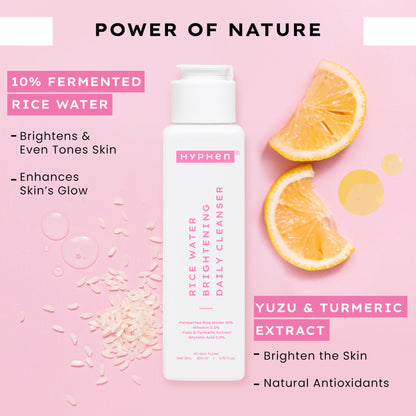 Hyphen Rice Water Brightening Daily Cleanser
