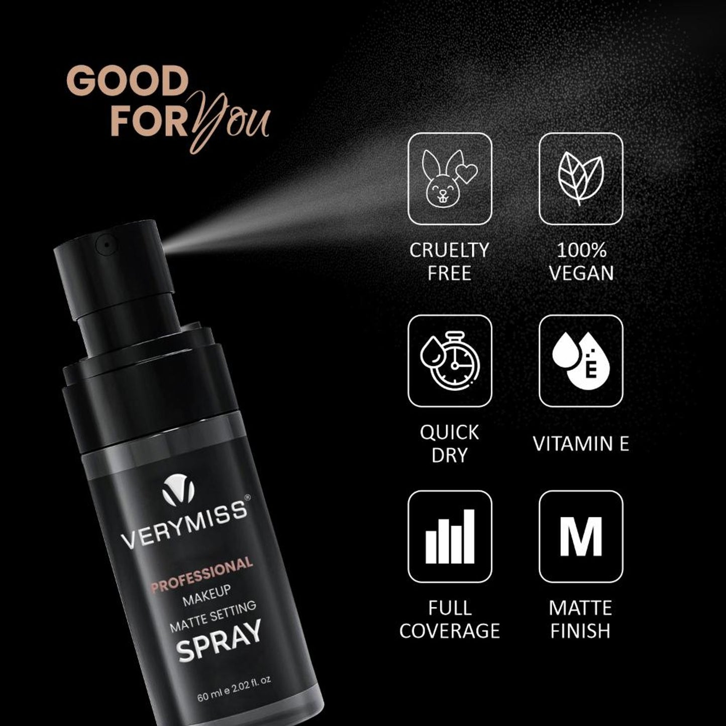 VERYMISS Professional Makeup Matte Setting Spray