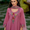 Dhiyona IE Floral Embroidered Pure Cotton Anarkali Kurta With Trousers And Dupatta