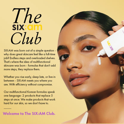 SIXAM Glow 3-in-1 Korean Daily Call Sun Serum 2% Niacinamide, Moisturiser & Sunscreen SPF 50 PA++++