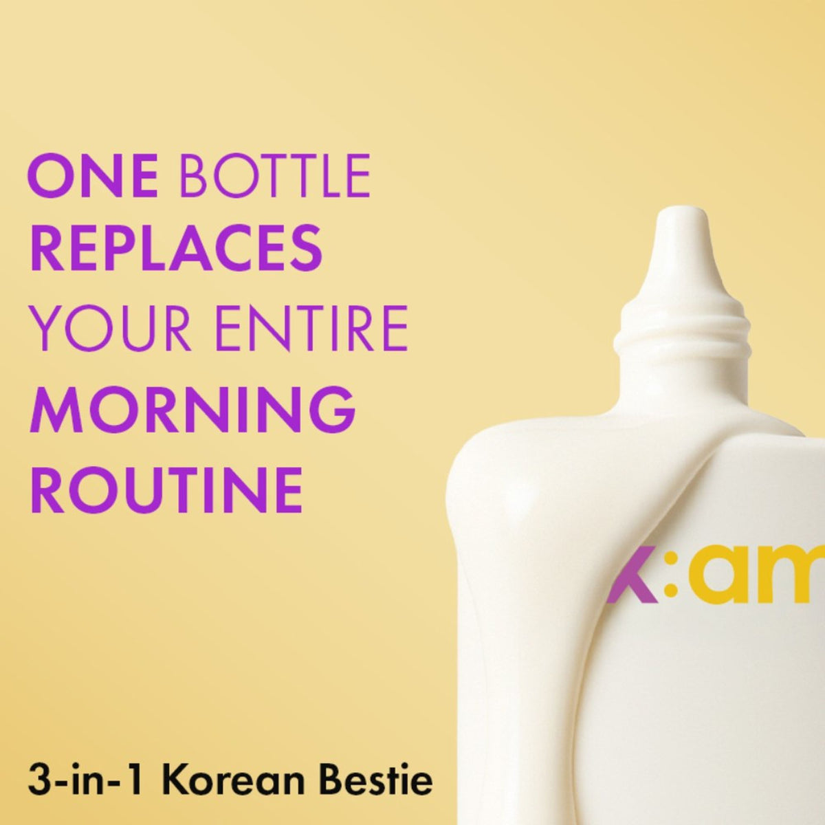 SIXAM Glow 3-in-1 Korean Daily Call Sun Serum 2% Niacinamide, Moisturiser & Sunscreen SPF 50 PA++++