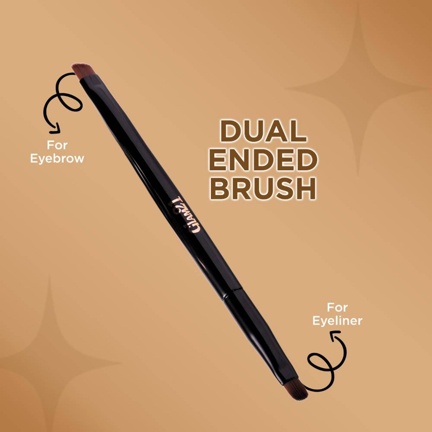 GLAM21 2-In-1 Eyebrow & Gel Eyeliner 24-Hour Stay Waterproof - 02 Brown