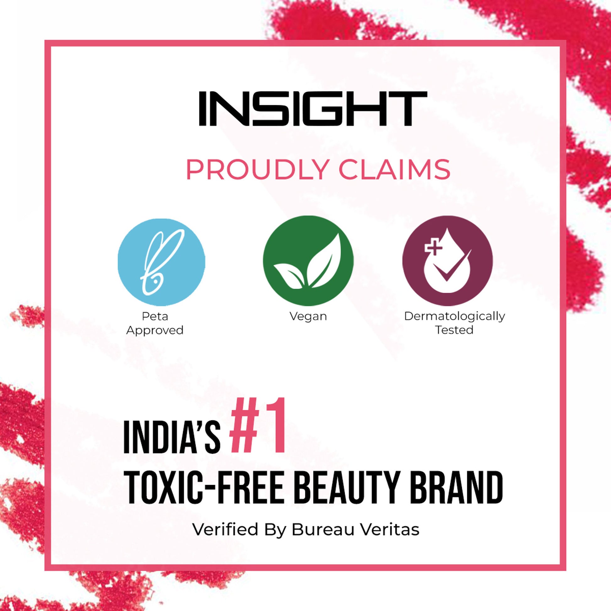 Insight Cosmetics Glide On Lip Liner, Intense Pigment, Long Wear Matte Lip Formula - Set Of 12