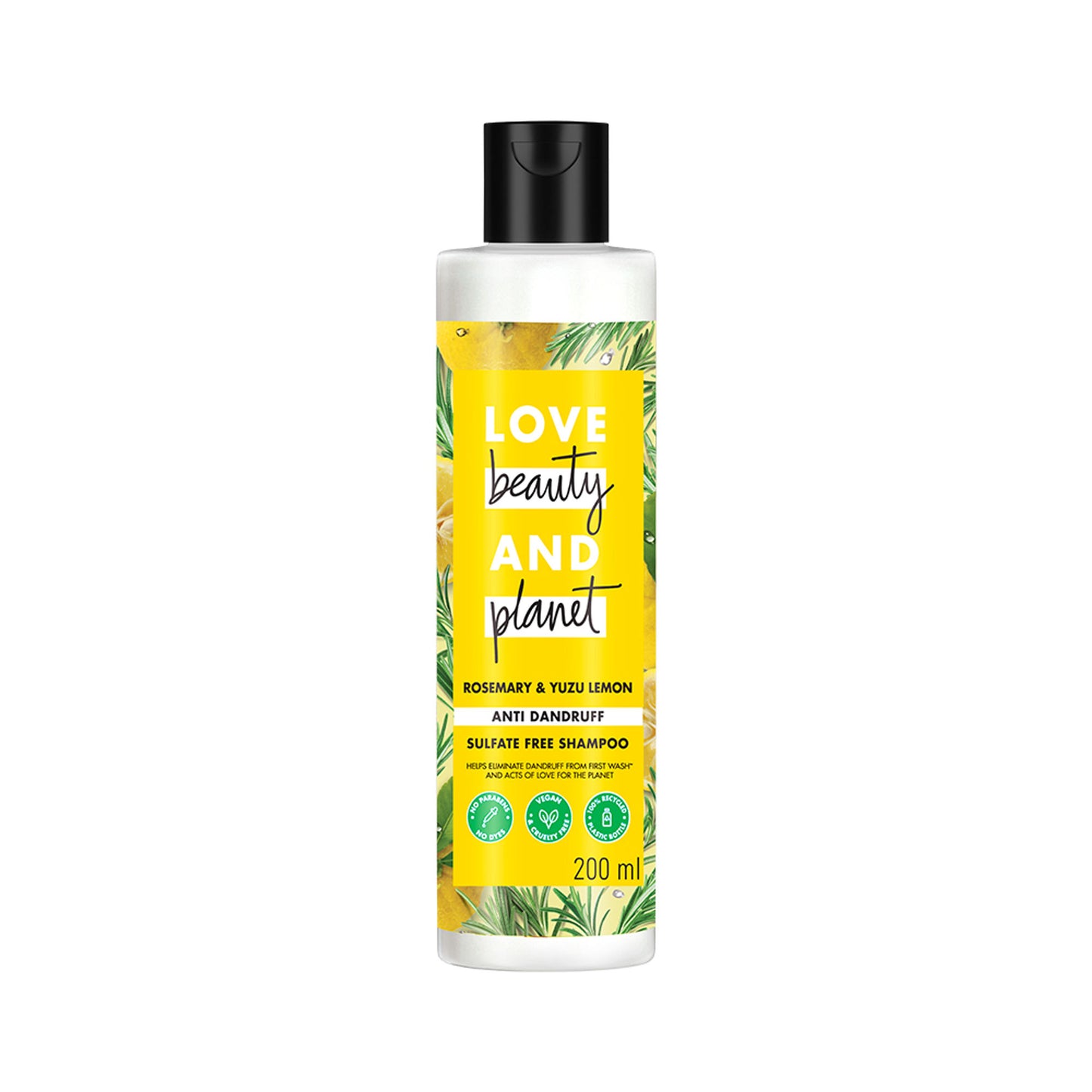 Love Beauty & Planet Rosemary & Yuzu Lemon Anti Dandruff Shampoo