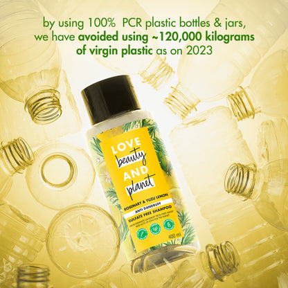 Love Beauty & Planet Rosemary & Yuzu Lemon Anti Dandruff Shampoo