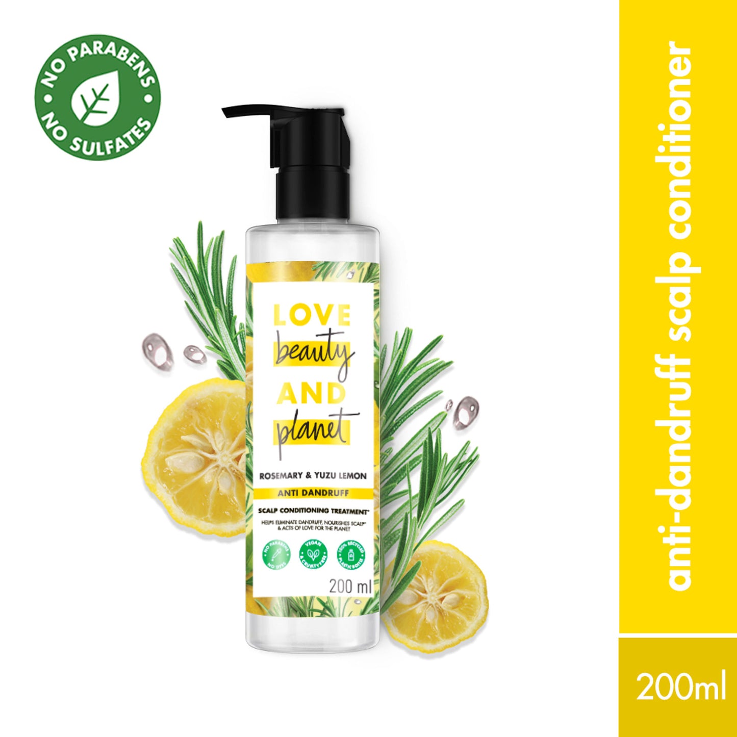 Love Beauty & Planet Rosemary & Yuzu Lemon Anti Dandruff Scalp Conditioning Treatment