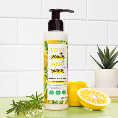 Love Beauty & Planet Rosemary & Yuzu Lemon Anti Dandruff Scalp Conditioning Treatment