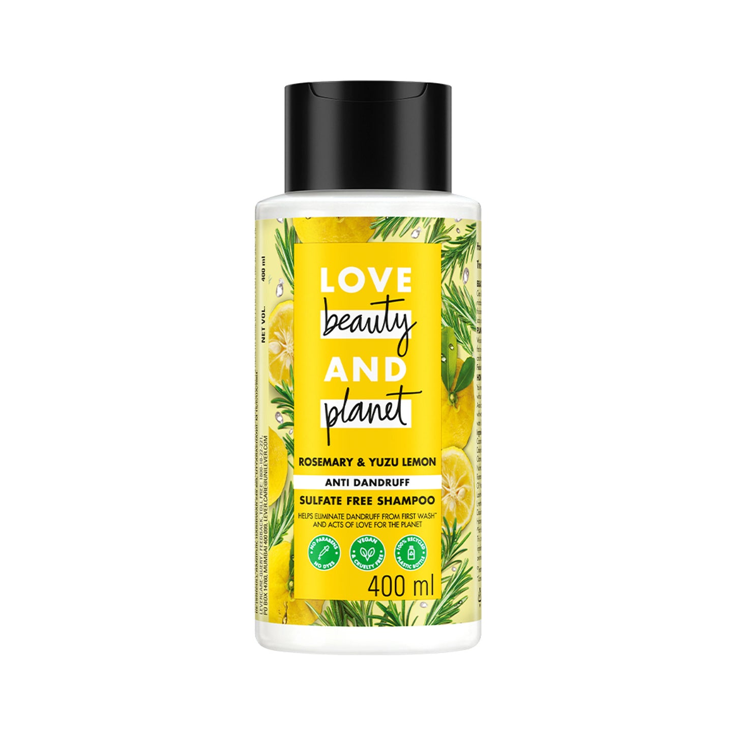 Love Beauty & Planet Rosemary & Yuzu Lemon Anti Dandruff Shampoo