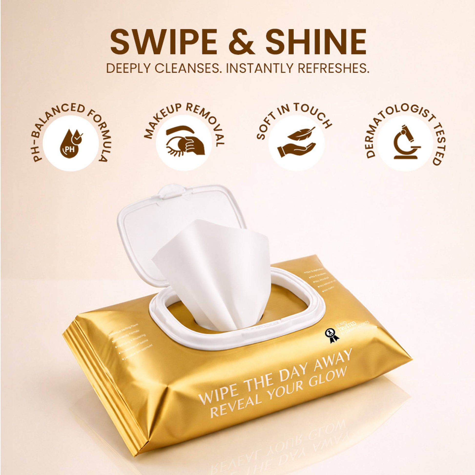 TEEN.TEEN Swipe & Shine Makeup Remover Wips