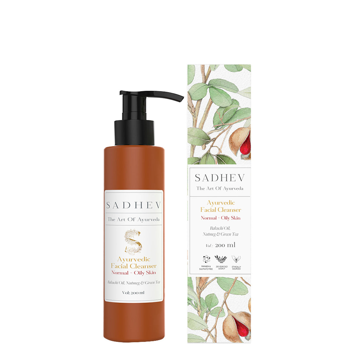 SADHEV Ayurvedic Facial Cleanser Normal - Oily Skin
