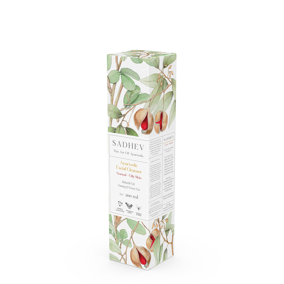 SADHEV Ayurvedic Facial Cleanser Normal - Oily Skin