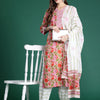Dhiyona IE Floral Printed Pure Cotton Kurta with Salwar & With Dupatta