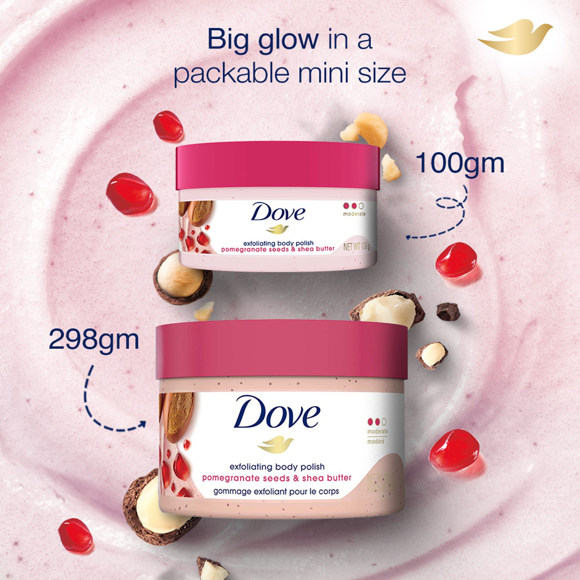Dove Pomegranate Seeds & Shea Butter Exfoliating Body Scrub