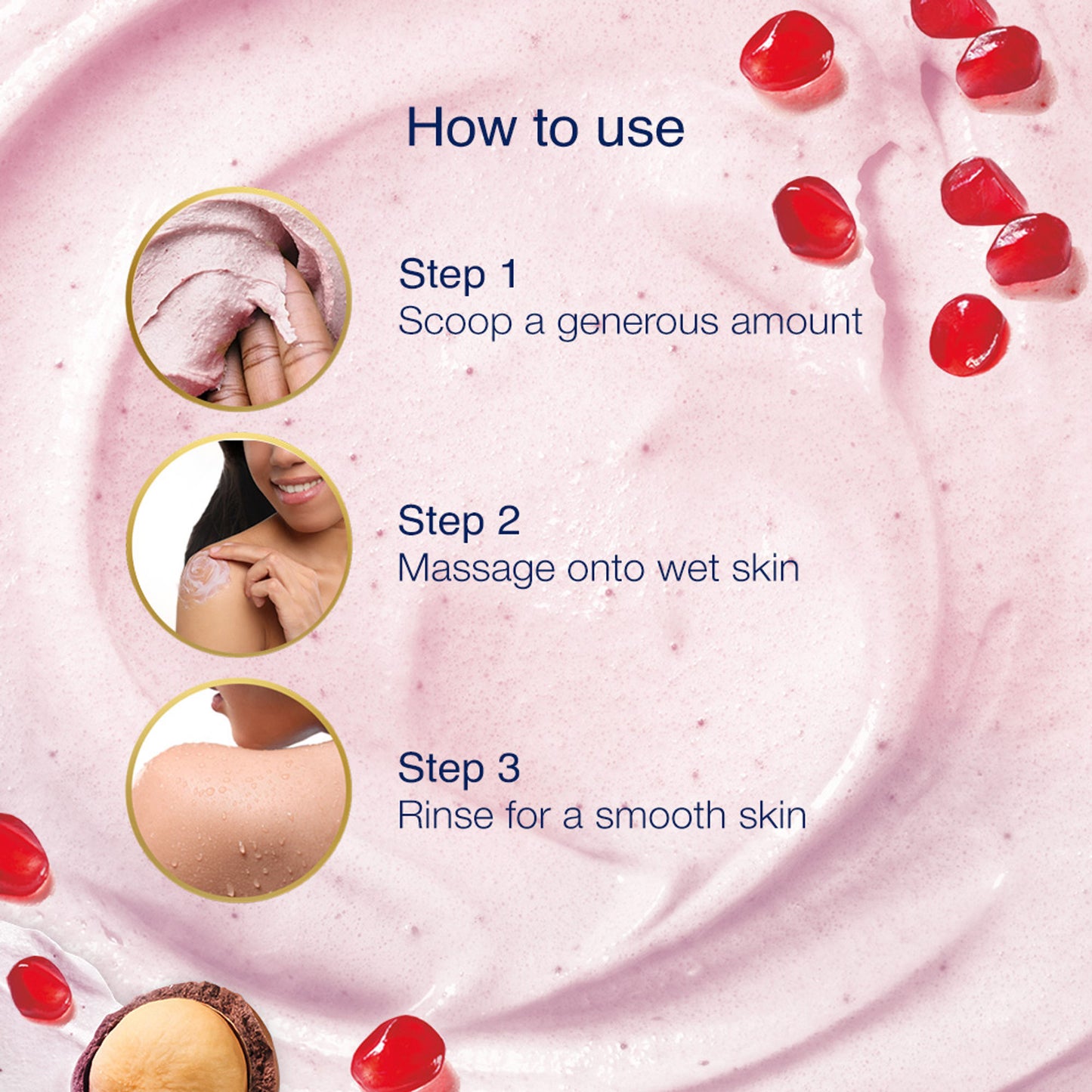 Dove Pomegranate Seeds & Shea Butter Exfoliating Body Scrub