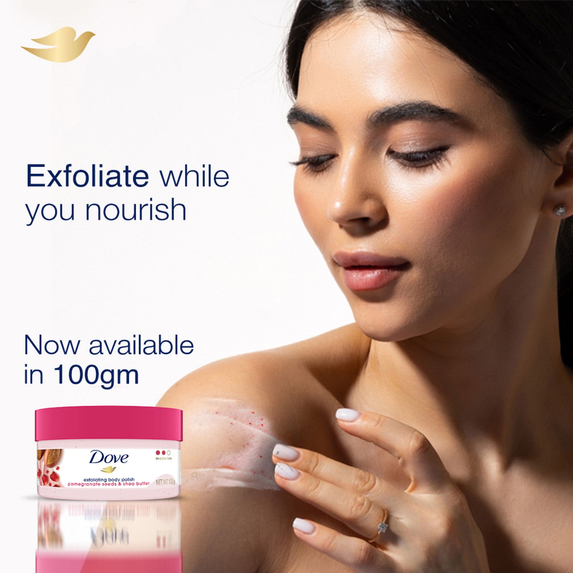 Dove Pomegranate Seeds & Shea Butter Exfoliating Body Scrub