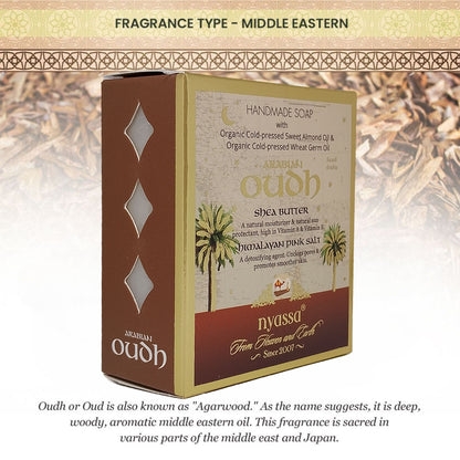 Nyassa Premium Arabian Oud Handmade Natural Bathing Soap