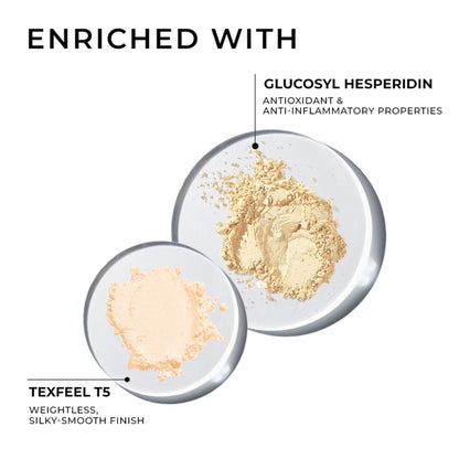 Lovechild Masaba Skin Tint SPF 20 with in-built brush, vitamin E, for all skin types, providing lightweight coverage and anti-aging benefits.