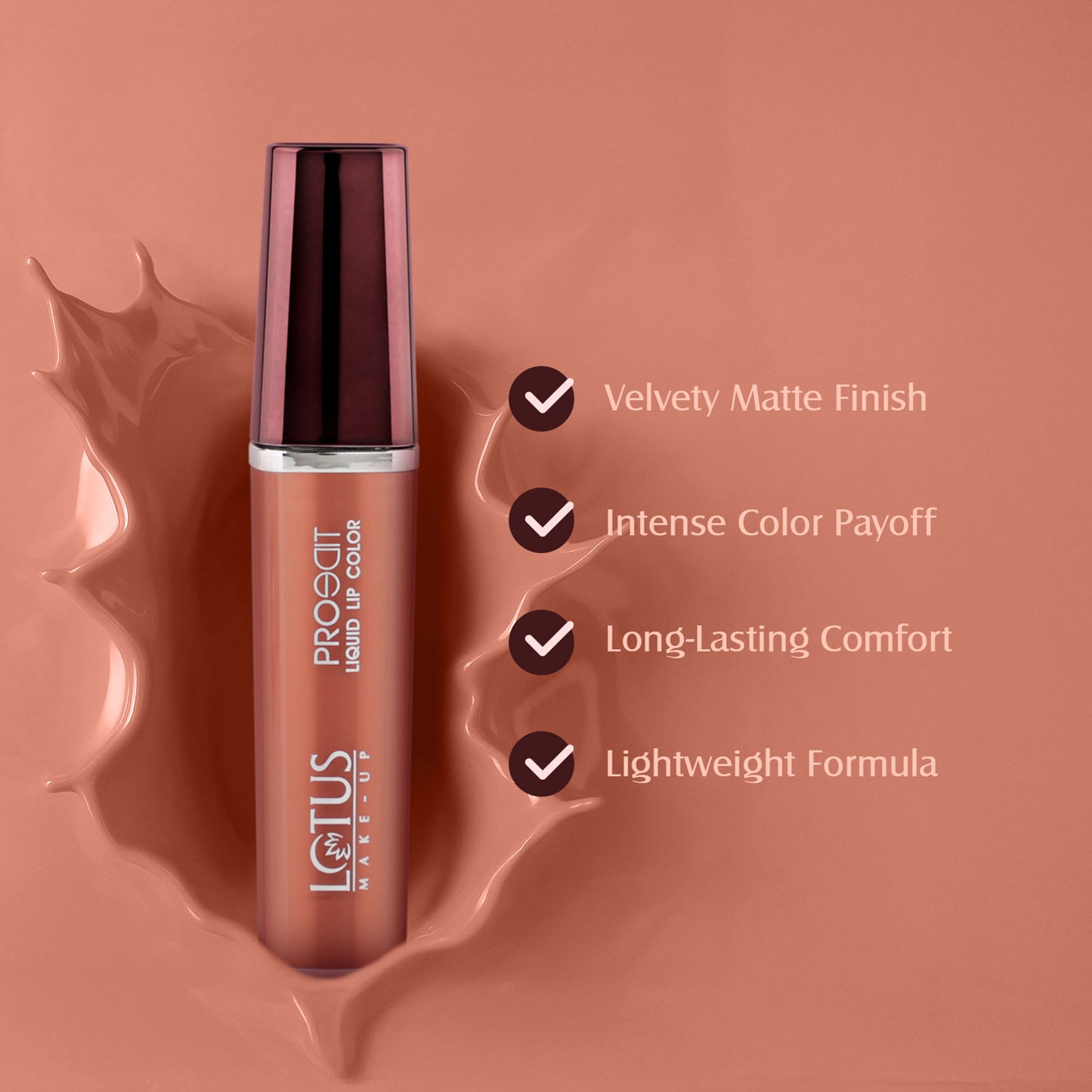 Lotus Make Up Proedit Liquid Matte Lip Color - Cafe Creme