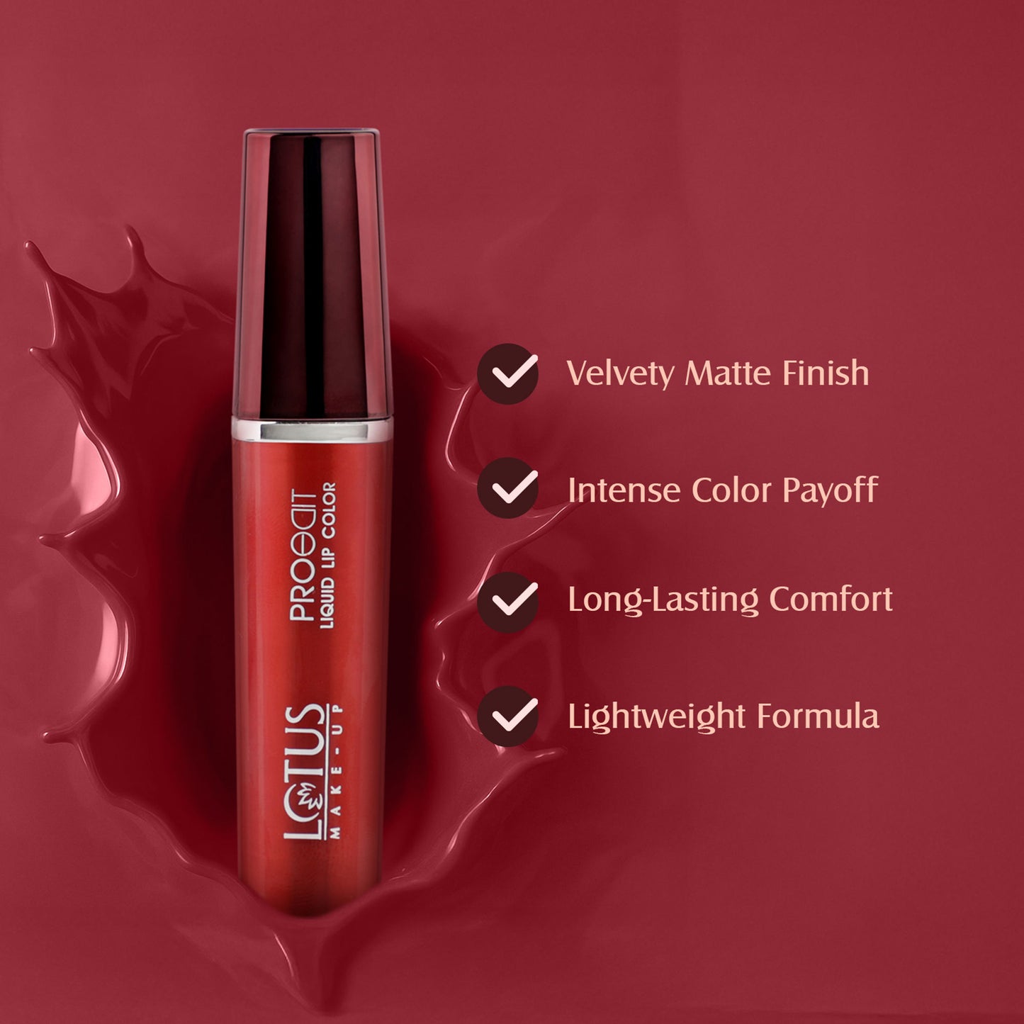 Lotus Make Up Proedit Liquid Matte Lip Color - Petal Kiss