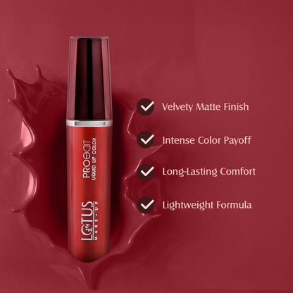 Lotus Make Up Proedit Liquid Matte Lip Color - Petal Kiss
