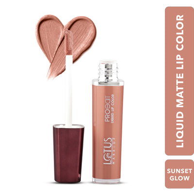 Lotus Make Up Proedit Liquid Matte Lip Color - Sunset Glow