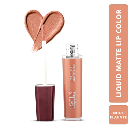 Lotus Make Up Proedit Liquid Matte Lip Color - Nude Flaunt
