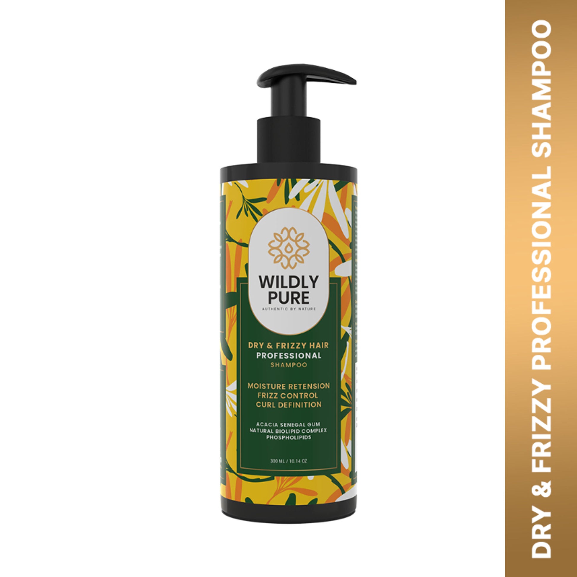 Wildly Pure Curly Shampoo for Dry & Frizzy Hair rich in Omega 9, 6 & 3