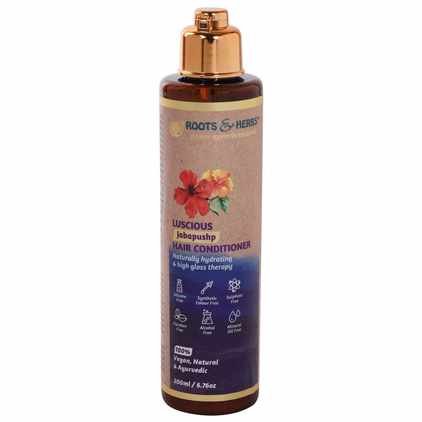 Roots & Herbs Luscious Jabapushp Mild Hair Conditioner