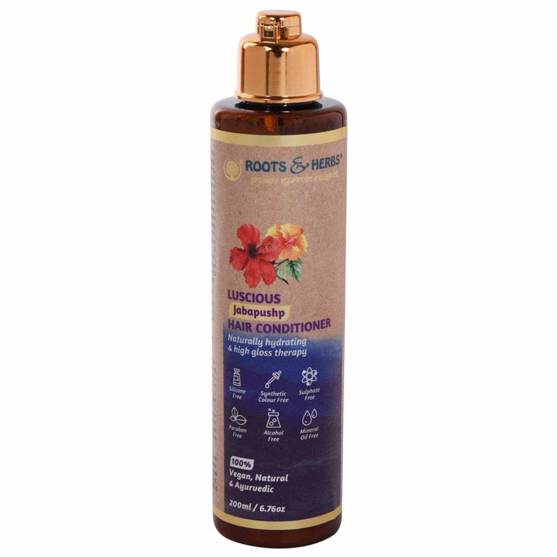Roots & Herbs Luscious Jabapushp Mild Hair Conditioner