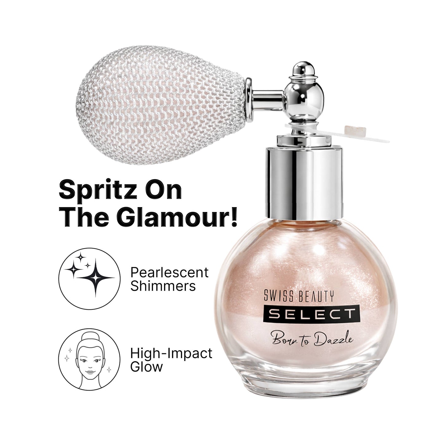 Swiss Beauty Select Born To Dazzle Glitter Spray