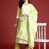Dhiyona IE Ethnic Motifs Kurta with Trousers & With Dupatta