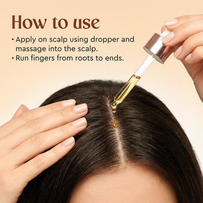 Just Herbs Hair Oil Moringa Scalp Nectar 99% Active Oil Infused Silicone Free, Paraben Free