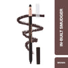 Makeup Revolution Streamline Waterline Eyeliner Pencil-Ultra Creamy Smudge Proof Smokey Looks - Brown