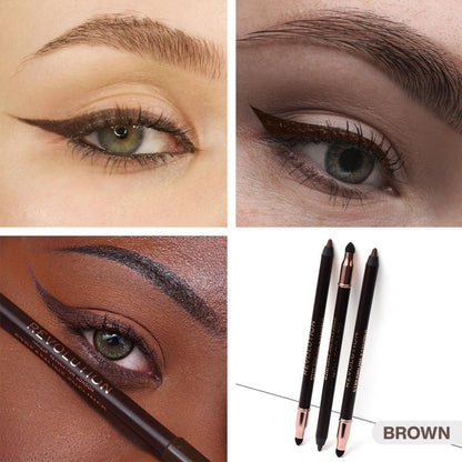 Makeup Revolution Streamline Waterline Eyeliner Pencil-Ultra Creamy Smudge Proof Smokey Looks - Brown