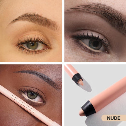 Makeup Revolution Streamline Waterline Eyeliner Pencil-Ultra Creamy Smudge Proof Smokey Looks - Nude