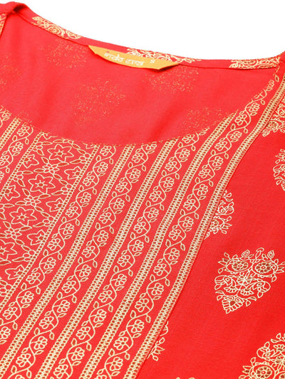 Indyancart IE Ethnic Motifs Printed Kurta
