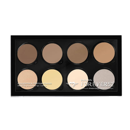 Daily Life Forever52 8 Color Highlighter Contour Powder Palette - FHC001